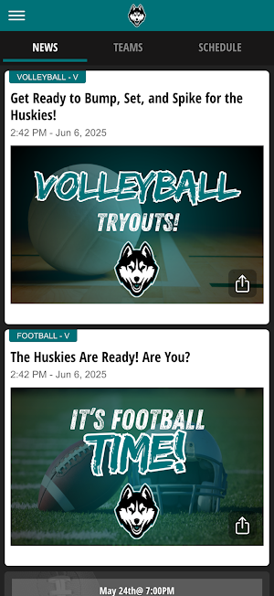 Sheldon High School Huskies Screenshot 1