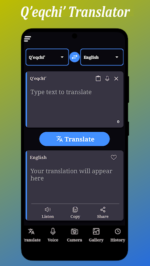 Q’eqchi’ Translator Screenshot 0