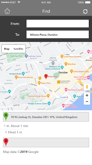 Milano Pizza, Dundee Screenshot 1