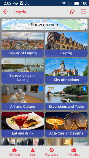 Leipzig city guide Screenshot 1