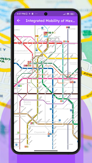 Mexico City Metro Map Offline Screenshot 1