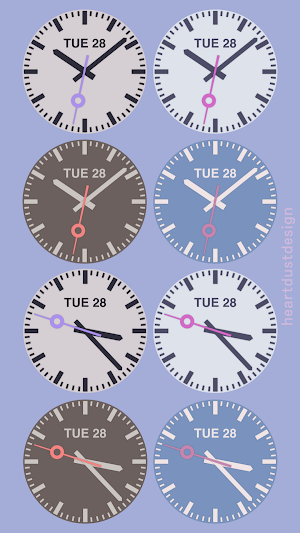 Railway Clock Watch Face Screenshot 1
