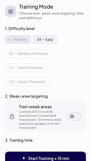 PTE Academic 2026 Mock Exam Screenshot 2