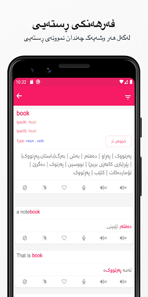 Rebin Dictionary Plus - Kurdish Screenshot 1