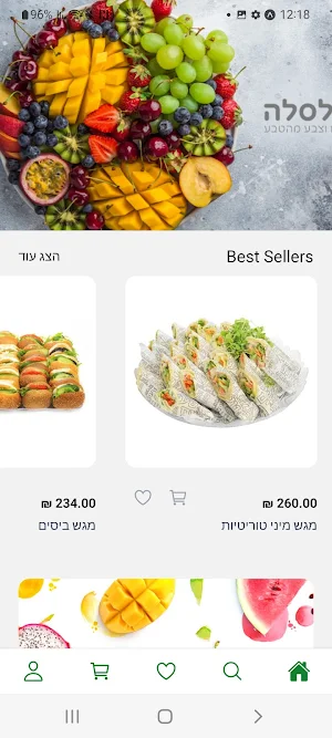 סלסלה מגשי פירות Screenshot 0