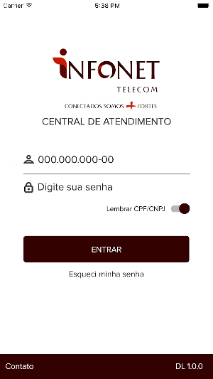 Infonet Telecom Screenshot 0