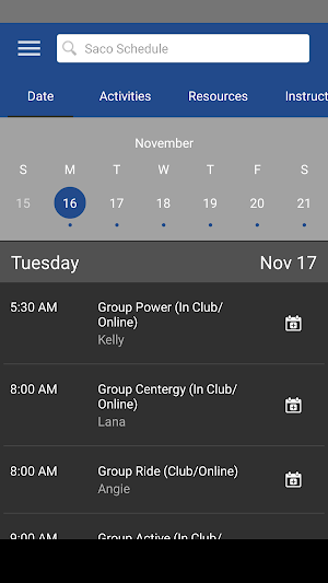 Saco Sport & Fitness Screenshot 2