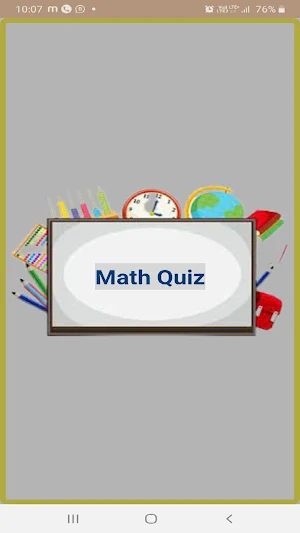 Math Quiz Screenshot 1