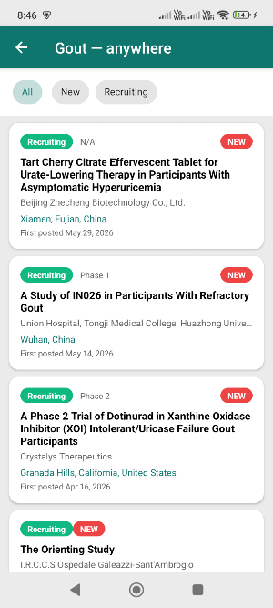 TrialRadar: Clinical Trials Screenshot 1