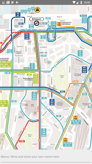 AUCKLAND BUS TRAIN FERRY MAP Screenshot 3