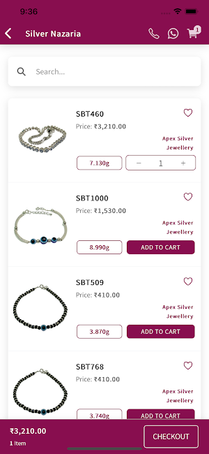 Apex Jewellery Screenshot 1