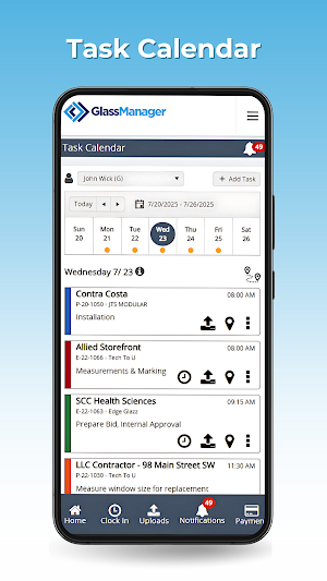 GlassManager – Glass Software Screenshot 0