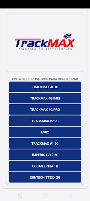 TrackMAX Configurador Screenshot 1
