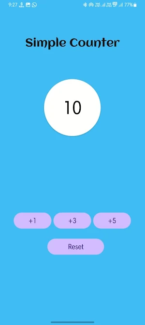 Simple Counter: by Aryan Screenshot 1