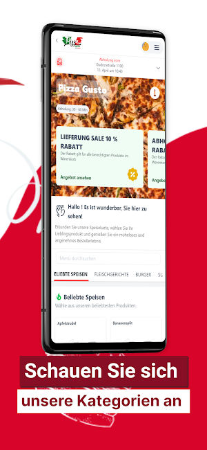 Pizza Gusto Wien Screenshot 2