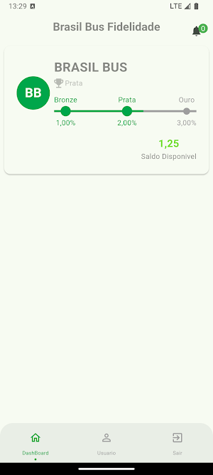 Brasil Bus Fidelidade Screenshot 2