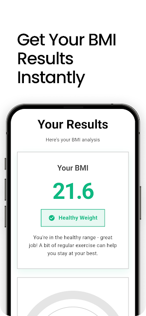 BMI Calculator Screenshot 2