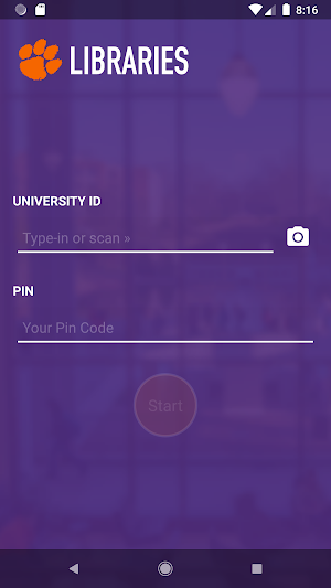 Clemson Self-Checkout Screenshot 1