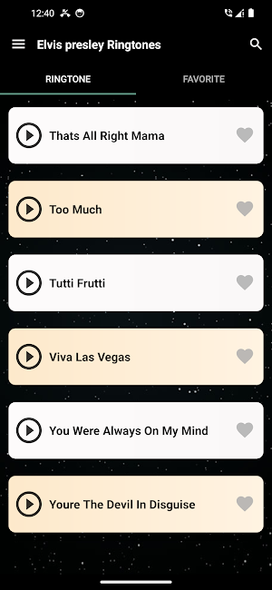 Elvis presley ringtones Screenshot 0