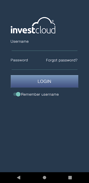 InvestCloud BB2 Client Screenshot 0