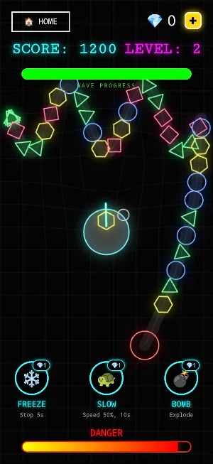 Neon Zuma Screenshot 3