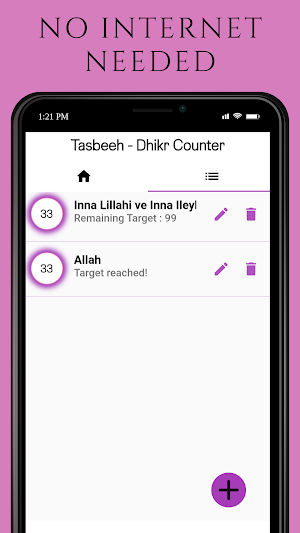 Tasbeeh - Dhikr Counter Screenshot 2