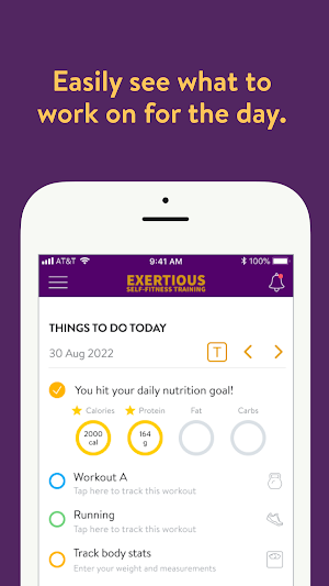 Exertious Fitness Training Screenshot 1