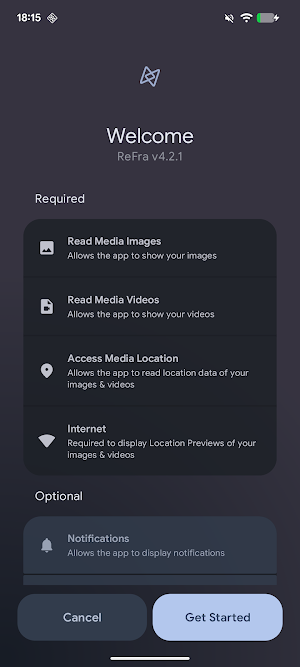 ReFra Gallery Screenshot 0