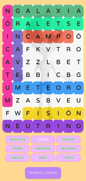 Word Search: Astronomy Screenshot 2