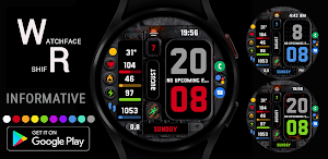 Informative Watch Face Wear OS Screenshot 0