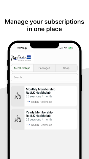 RadLK Healthclub Screenshot 3