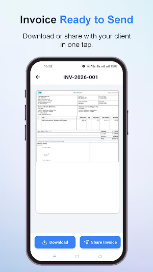 VoiceInvoicer: Invoice Maker Screenshot 3