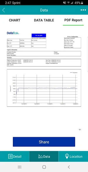 FlashLink In-Transit BLE Screenshot 1