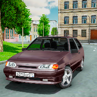 Lada 2113 Russian City Driving