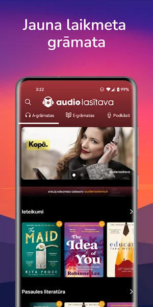 Audiolasītava Screenshot 2