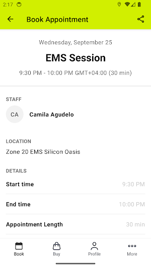 ZONE 20 EMS Screenshot 3