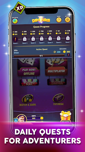 Dominoes - Offline Free Dominos Game Screenshot 2