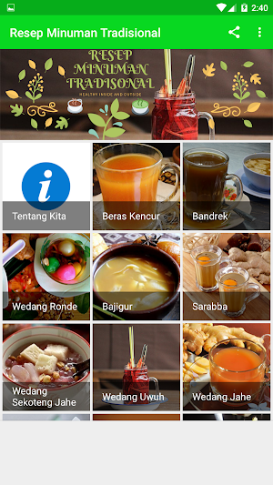 Resep Minuman Tradisional Screenshot 1