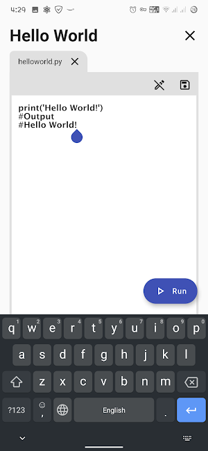 Python IDE Mobile - IDE for Python 3 Screenshot 3