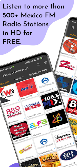 Mexico FM Radios HD Screenshot 0