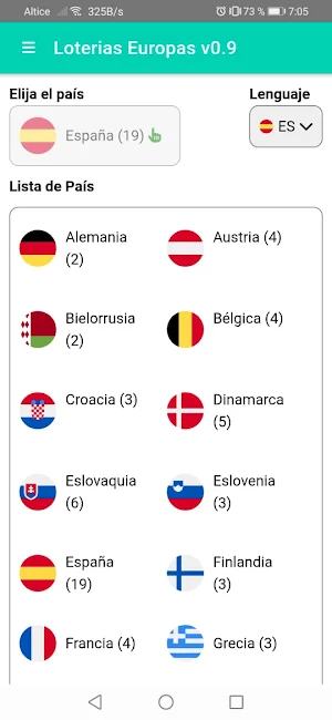 Euro Loterias Screenshot 1