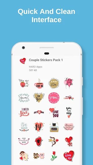 WASticker Romantic Couple Screenshot 2