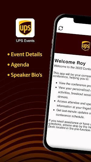 UPS Events Screenshot 0