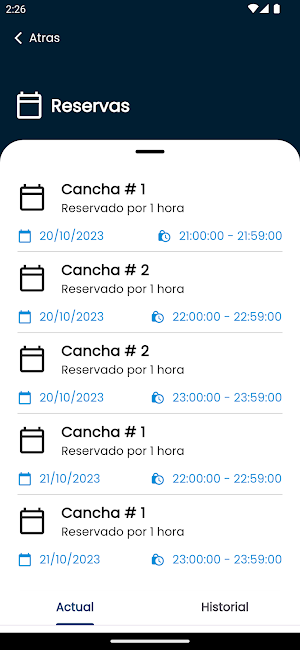 Lomas Club App Screenshot 2