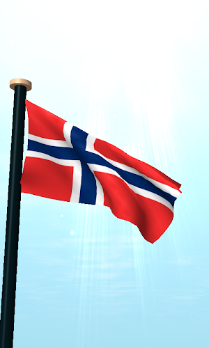 Svalbard and Jan Mayen Flag 3D Screenshot 1