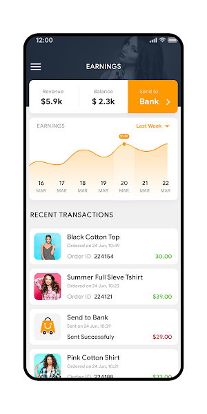 ShopCart Seller Screenshot 3
