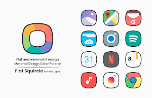 Flat Squircle - Icon Pack Screenshot 0