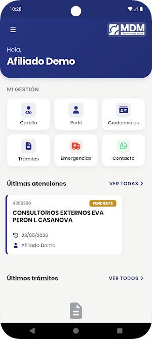 MDM Servicios de Salud Screenshot 0