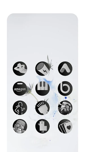 Black & White Theme Screenshot 2