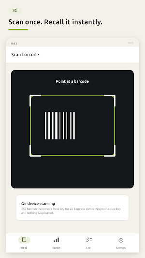 TillBook: Grocery Price Book Screenshot 1